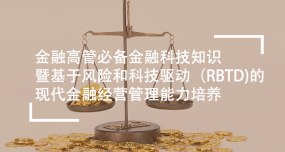 金融高管必备金融科技知识 暨基于风险和科技驱动（RBTD)的现代金融经营管理能力培养