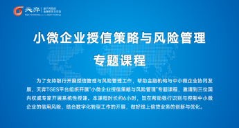 小微企业授信策略与风险管理专题课程